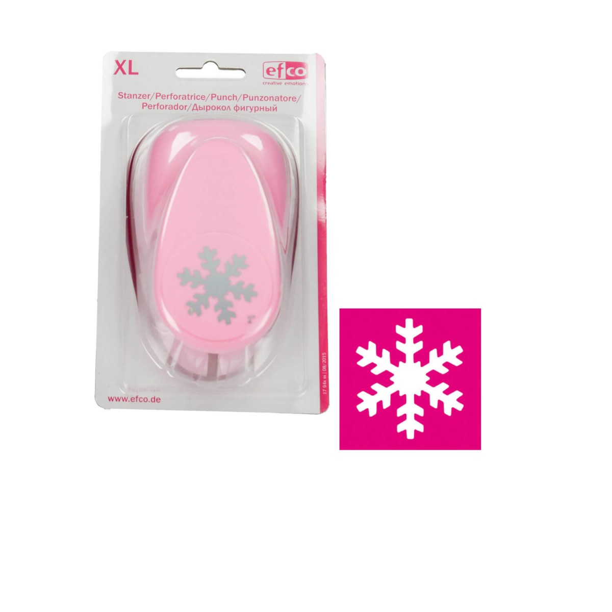 Stanzer Winterschnee XL mit Motivbeispiel