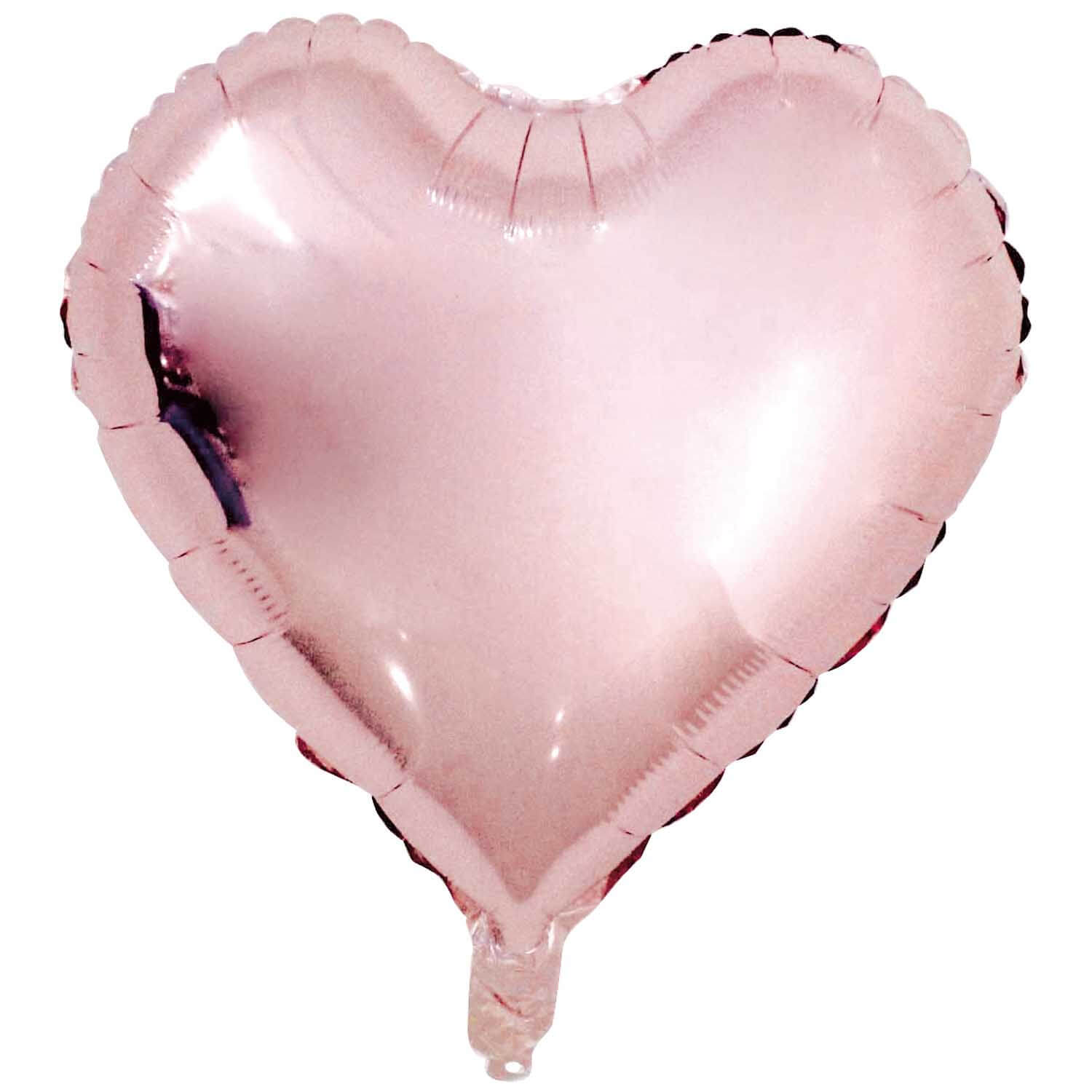 Folienballon Herz rosa