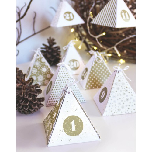 Detailansicht Adventskalender Set zum Basteln von HEYDA