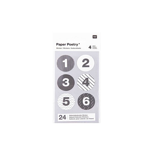 Sticker für Adventskalender
