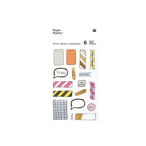 Sticker Bullet Journal bunt