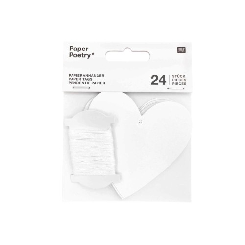 Papieranhänger Herz L von Rico Design