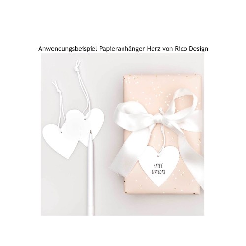 Anwendungsbeispiel Papieranhänger von Rico Design