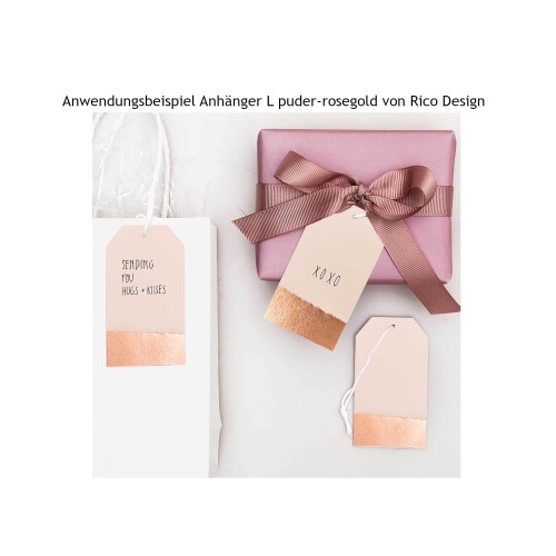 Anwendungsbeispiel Papieranhänger L von Rico Design