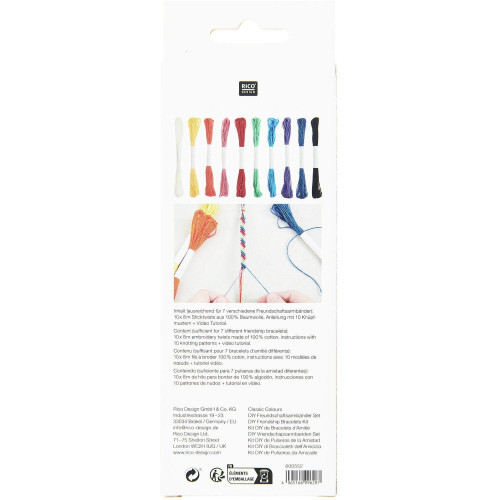 DIY-Set Freundschaftsarmbänder Classic Colour Inhaltsangabe