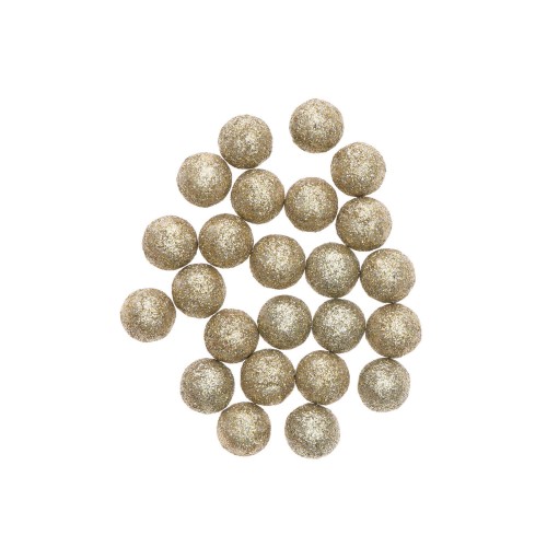 Ohhh! Lovely! Deko-Glitzerkugeln gold von Rico Design