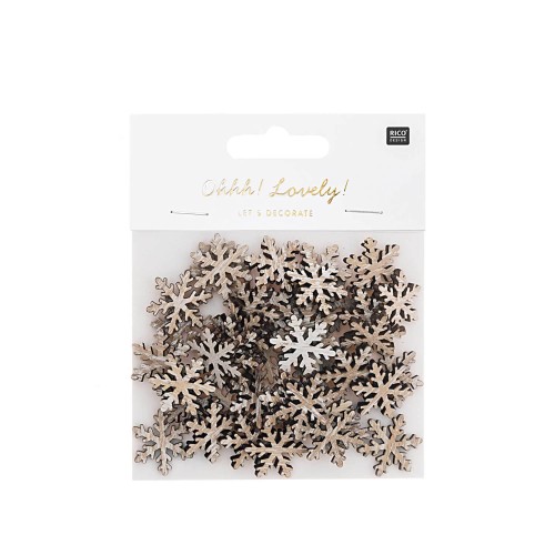 Ohhh! Lovely! Deko-Streu Schneeflocke natur