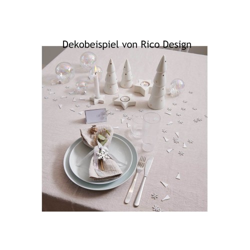 Dekobeispiel Schneeflocke von Rico Design