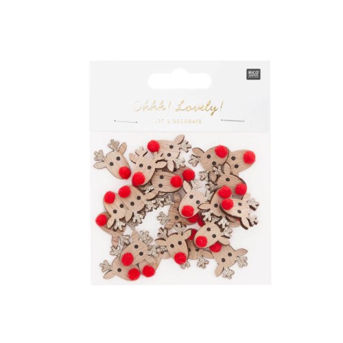 Ohhh! Lovely! Dekostreuer Rentier Glitter goldfarben