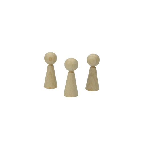 Figurenkegel 3 Stück für Ministempel