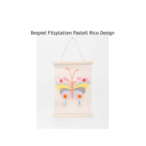 Dekobeispiel Filz pastell Rico Design