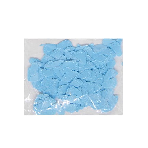 Detail Flitterstreu Babyfüsse blau von HobbyFun