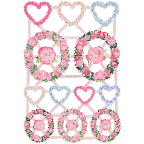 Glanzbilder Frames Bogen 17 x 25 cm