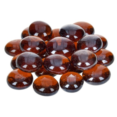 Glas-Nuggets irisierend topaz 13-15mm