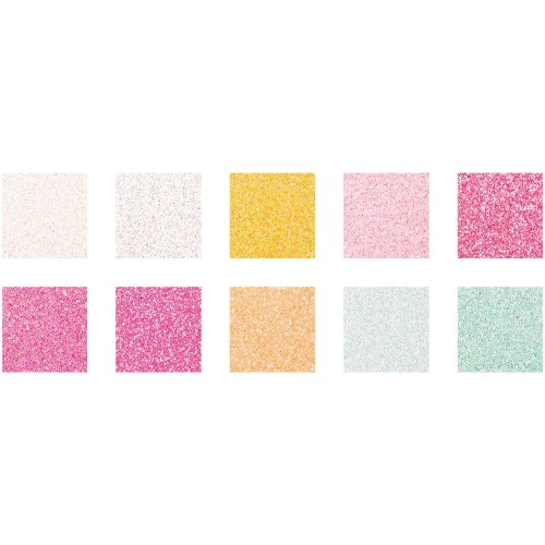 Glitterpapier 10 Papierbögen
