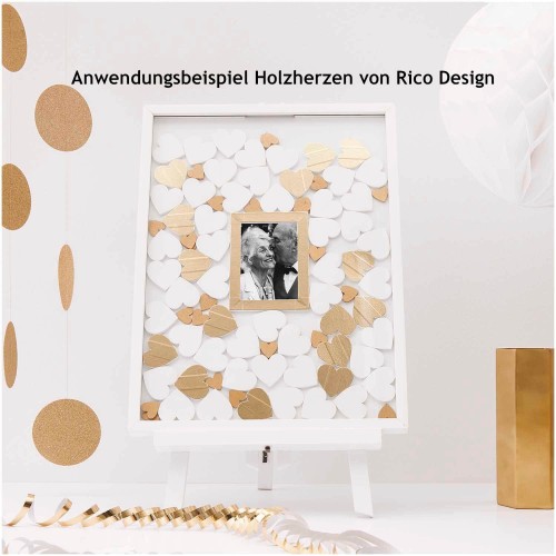 Anwendungsbeispiel Holzherzen groß