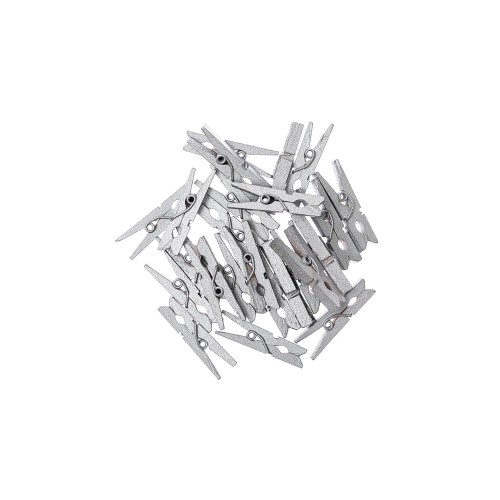 Ohhh! Lovely! Holzklammern silber Rico Design