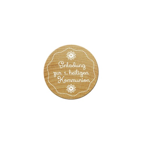 Stempel Einladung Erstkommunion von Woodies