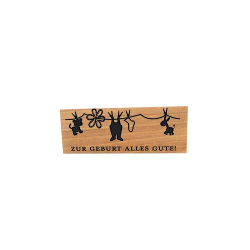 Geburt Baby Stempel mit Griffmulde