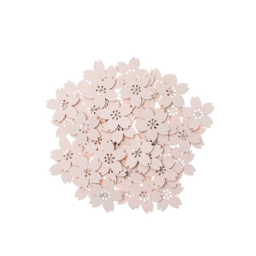 Holzstreuteile Kirschblüte puder von Rico Design