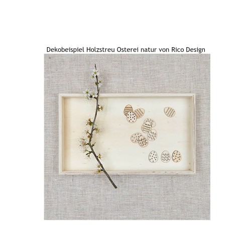 Dekobeispiel Holzstreu Osterei
