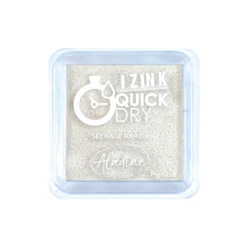 IZINK QUICK DRY Pigment Stempelkissen blanc