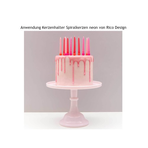 Anwendungsbeispiel Kerzenhalter für Spiralkerzen von Rico Design