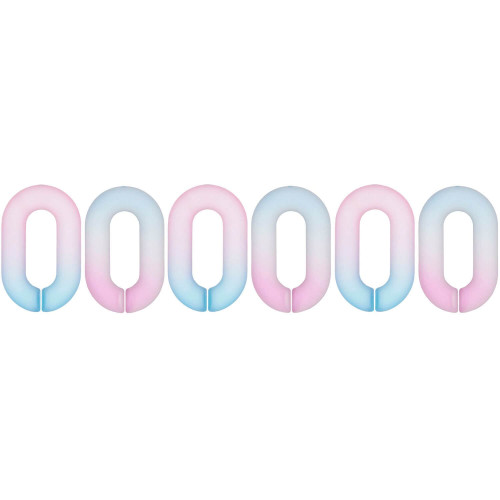 itoshii Kettenglieder matt pink-blau einzeln