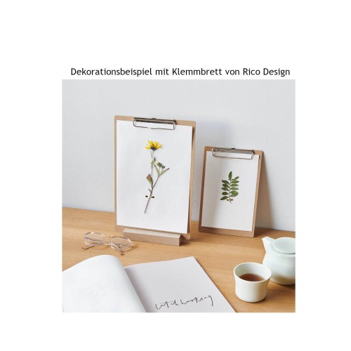 Anwendungsbeispiele Klemmbrett A4 von Rico Design