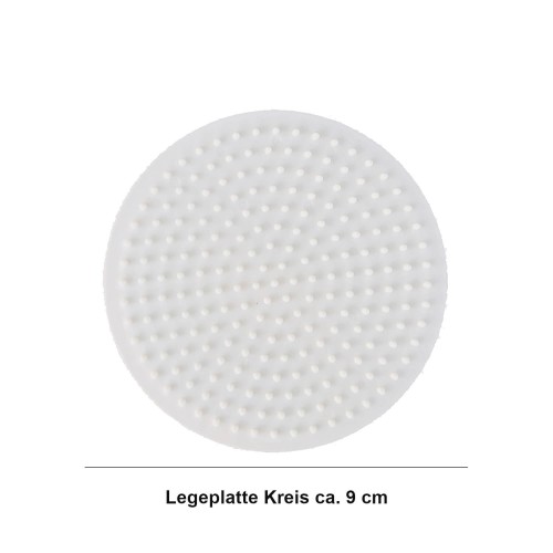 NABBI® Legeplatte Kreis 9 cm weiß