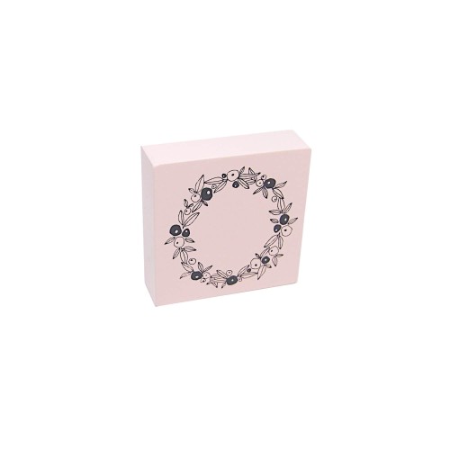Holzstempel Kranz mit Beeren