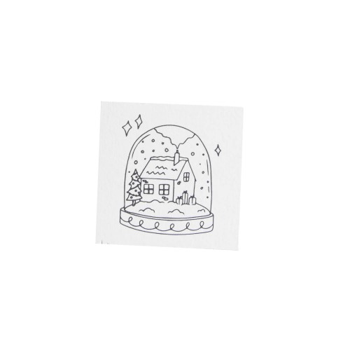 Stempel für Weihnachtskarten
