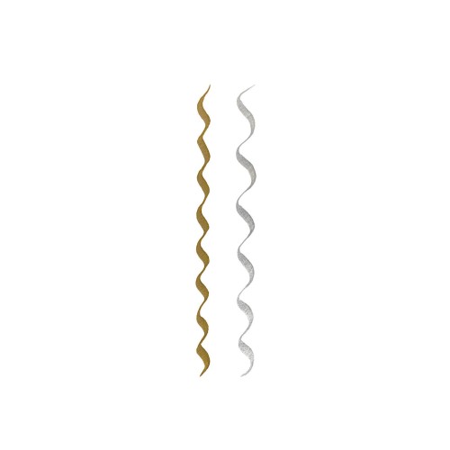 Linien Brushpen Set Metallic von Rico Design