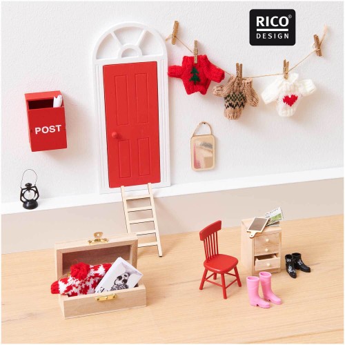 Gestaltungsbeispiel Wichteltür von Rico Design