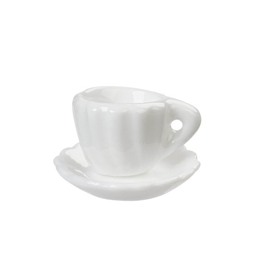 Miniatur Kaffeetasse weiß