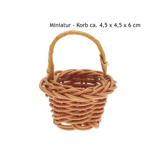 Miniatur Korb Henkelkorb