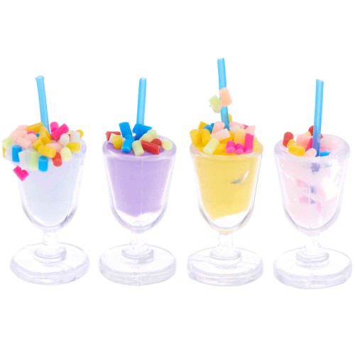 Miniatur Milchshake 4 Stück