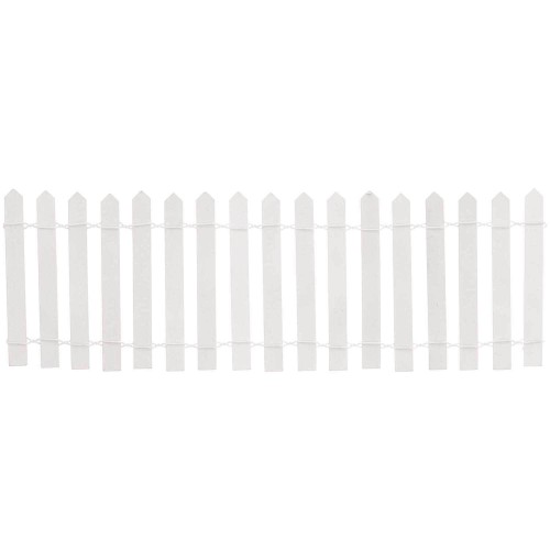 Mini Gartenzaun weiß von Rico Design