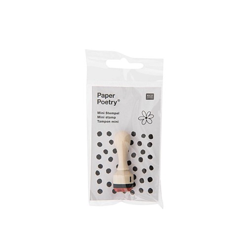 Paper Poetry Stempel mini Blume 15mm