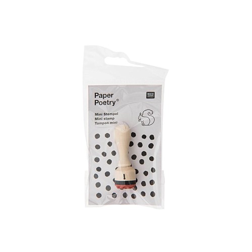 Kleiner Holzstempel Eichhörnchen von Rico Design