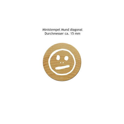 Holzstempel Mini Smiley perfekt für Lehrer