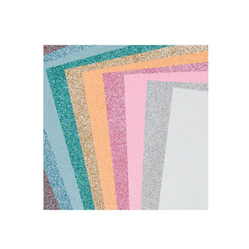 Made by Me Moosgummi Pastell Glitter Rico Design