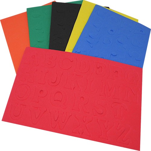 Moosgummi Buchstaben von efco