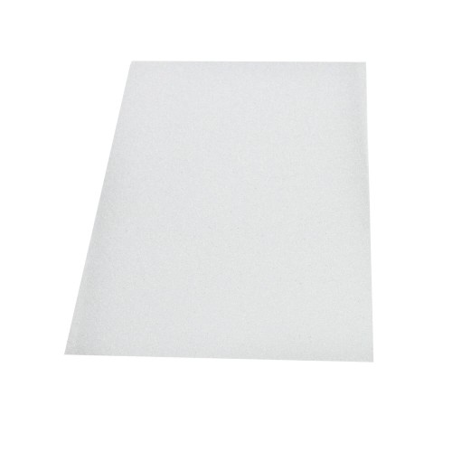 Moosgummiplatte Glitter weiß 200x300x2 mm von efco