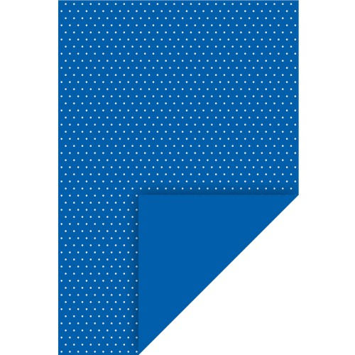 Motivkarton Punkte blau weiß von HEYDA