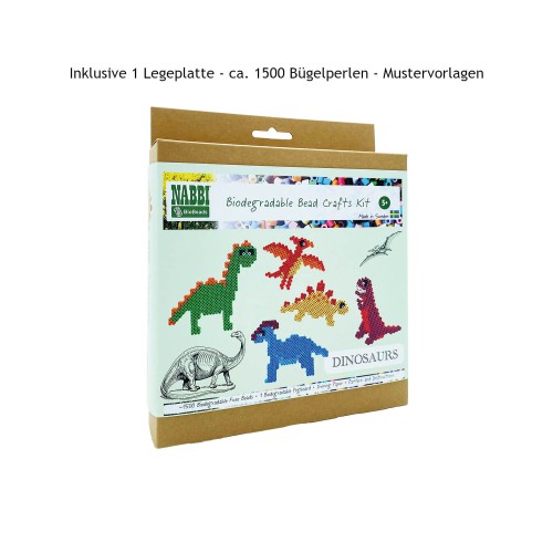 NABBI® BioBeads Dinosaurs Kit mit Zubehör