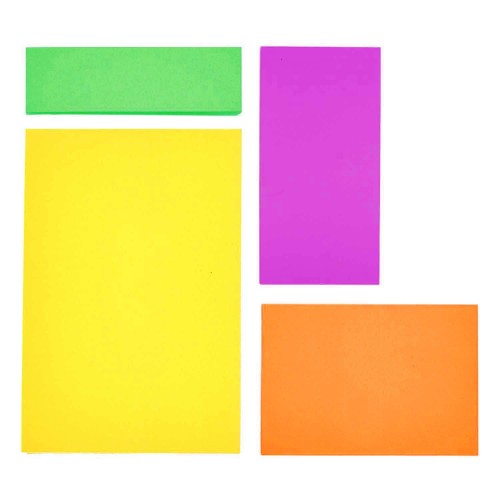 Paper Poetry Haftnotizen Neon Mix 4 Farben