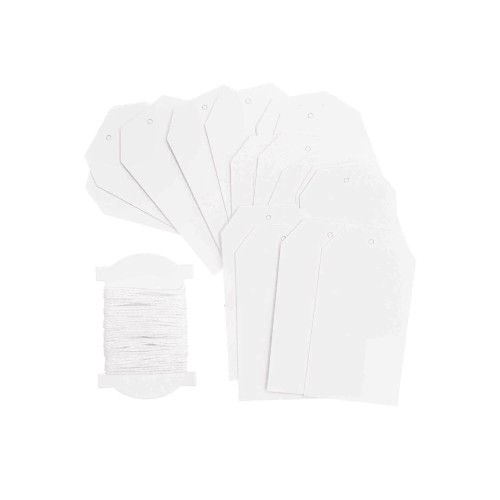 Geschenkanhänger weiß Rico Design