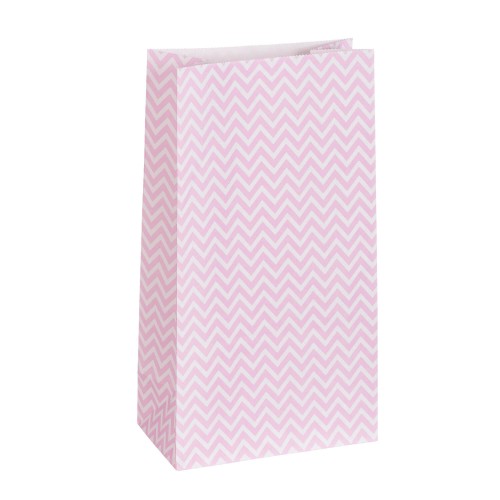 Detailansicht Papiertüte rosa