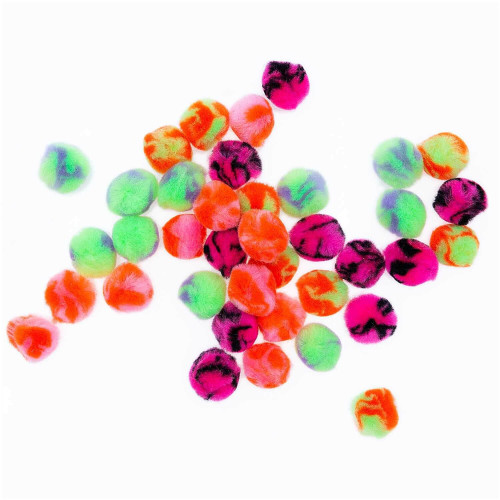 Pompons Leo Neon-Pastell